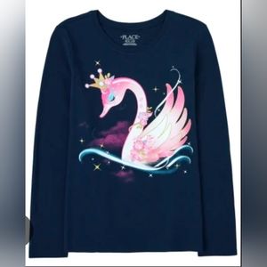 The Children’s PlaceGirls Swan Graphic Tee - Tidal